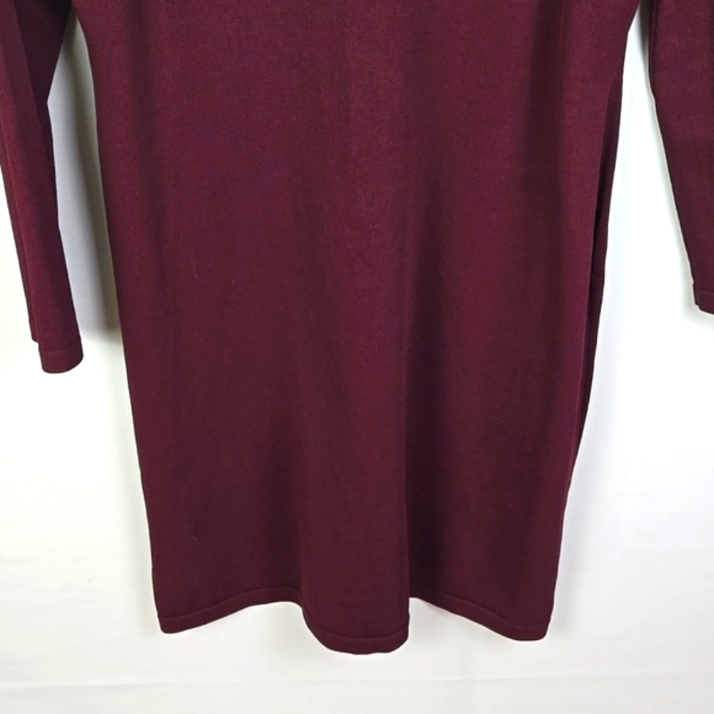 Lauren Ralph Lauren Womens Purple Knit Long Sleeve Dress Career Business Sz XL - Picture 6 of 11